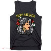 Soy Mujer Latin Woman Cinco De Mayo Mexican Tank Top thumb 0