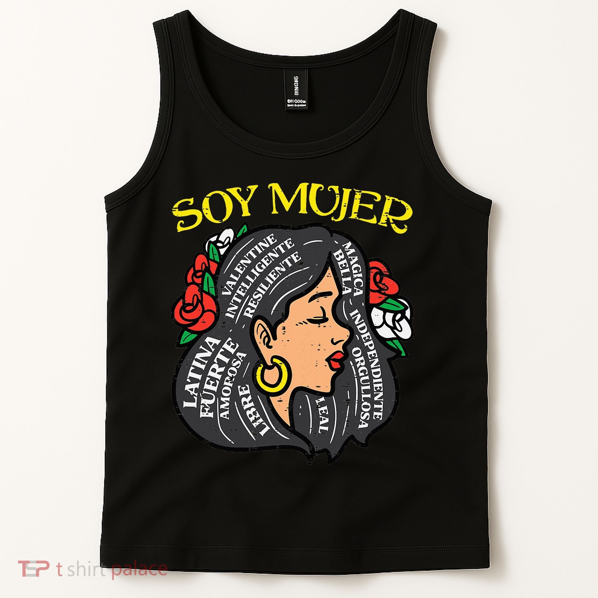 Soy Mujer Latin Woman Cinco De Mayo Mexican Tank Top