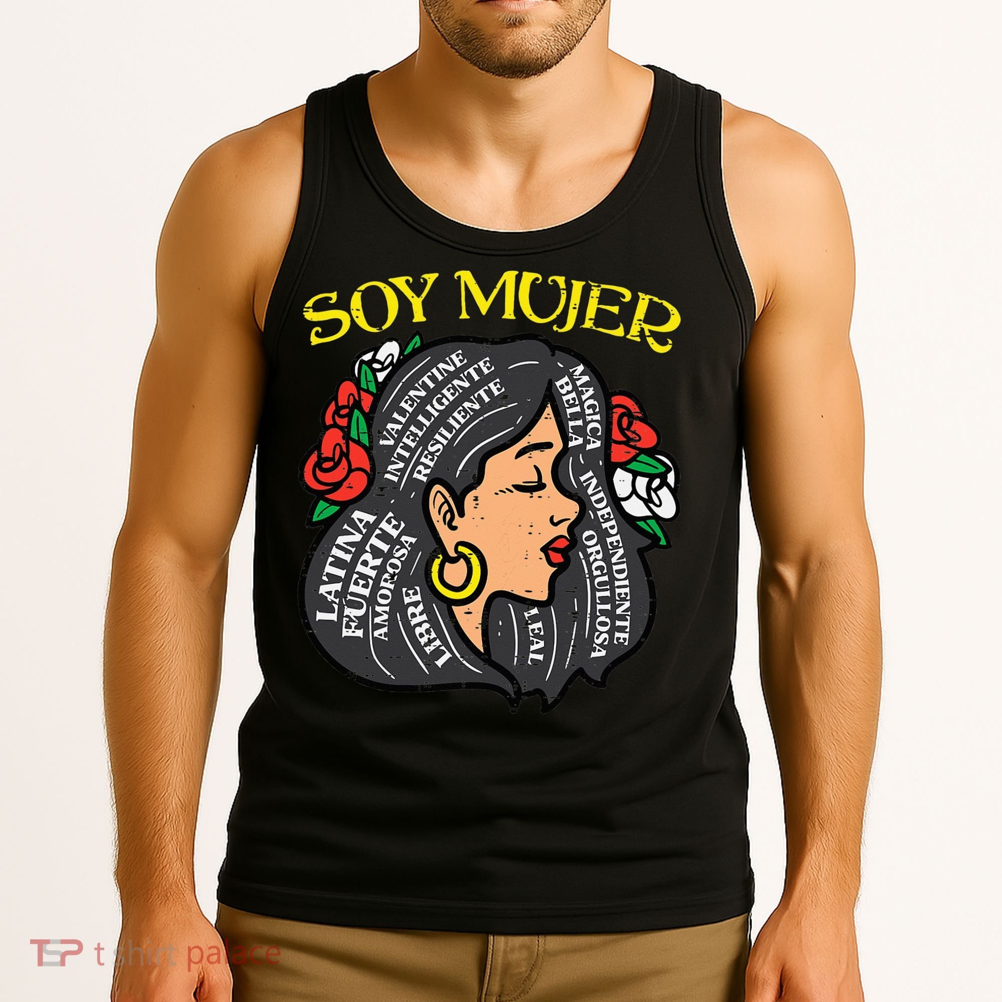 Soy Mujer Latin Woman Cinco De Mayo Mexican Tank Top