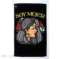 Soy Mujer Latin Woman Cinco De Mayo Mexican Golf Towel thumb 0