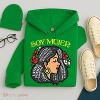 Soy Mujer Latin Woman Cinco De Mayo Mexican Hoodie thumb 4