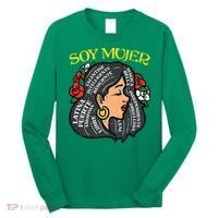 Soy Mujer Latin Woman Cinco De Mayo Mexican Long Sleeve Shirt thumb 0
