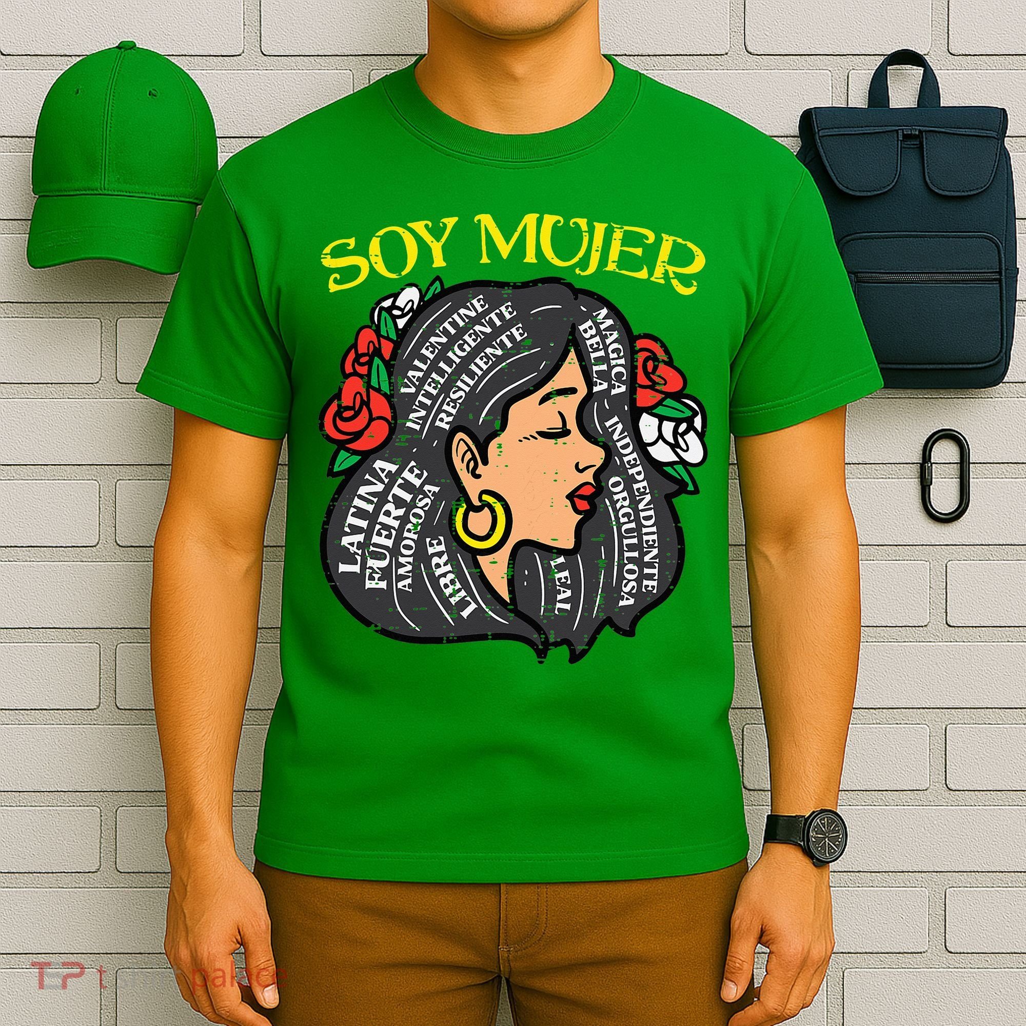 Soy Mujer Latin Woman Cinco De Mayo Mexican T-Shirt