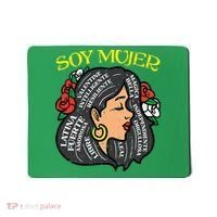 Soy Mujer Latin Woman Cinco De Mayo Mexican Mousepad thumb 0