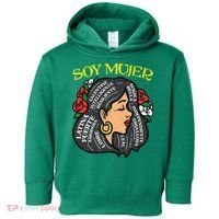Soy Mujer Latin Woman Cinco De Mayo Mexican Toddler Hoodie thumb 0