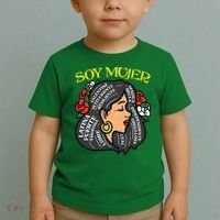 Soy Mujer Latin Woman Cinco De Mayo Mexican Toddler T-Shirt thumb 2