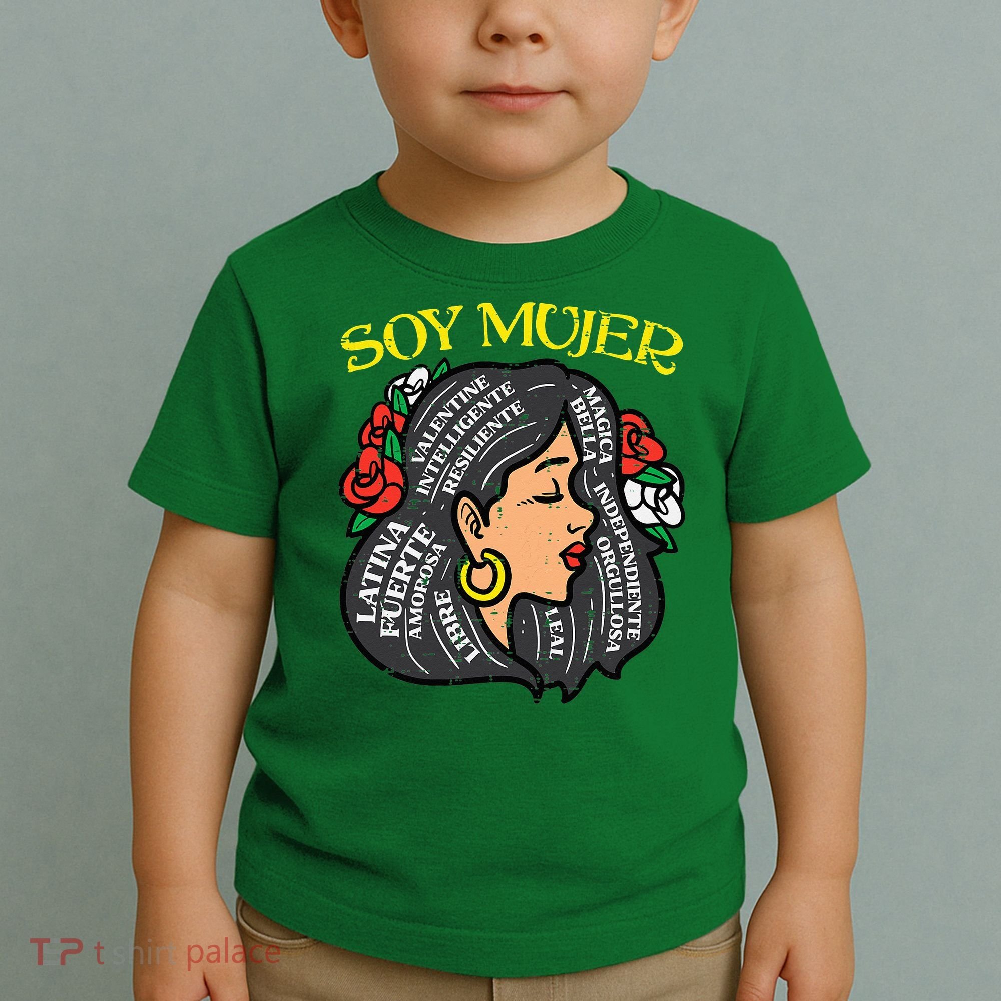 Soy Mujer Latin Woman Cinco De Mayo Mexican Toddler T-Shirt