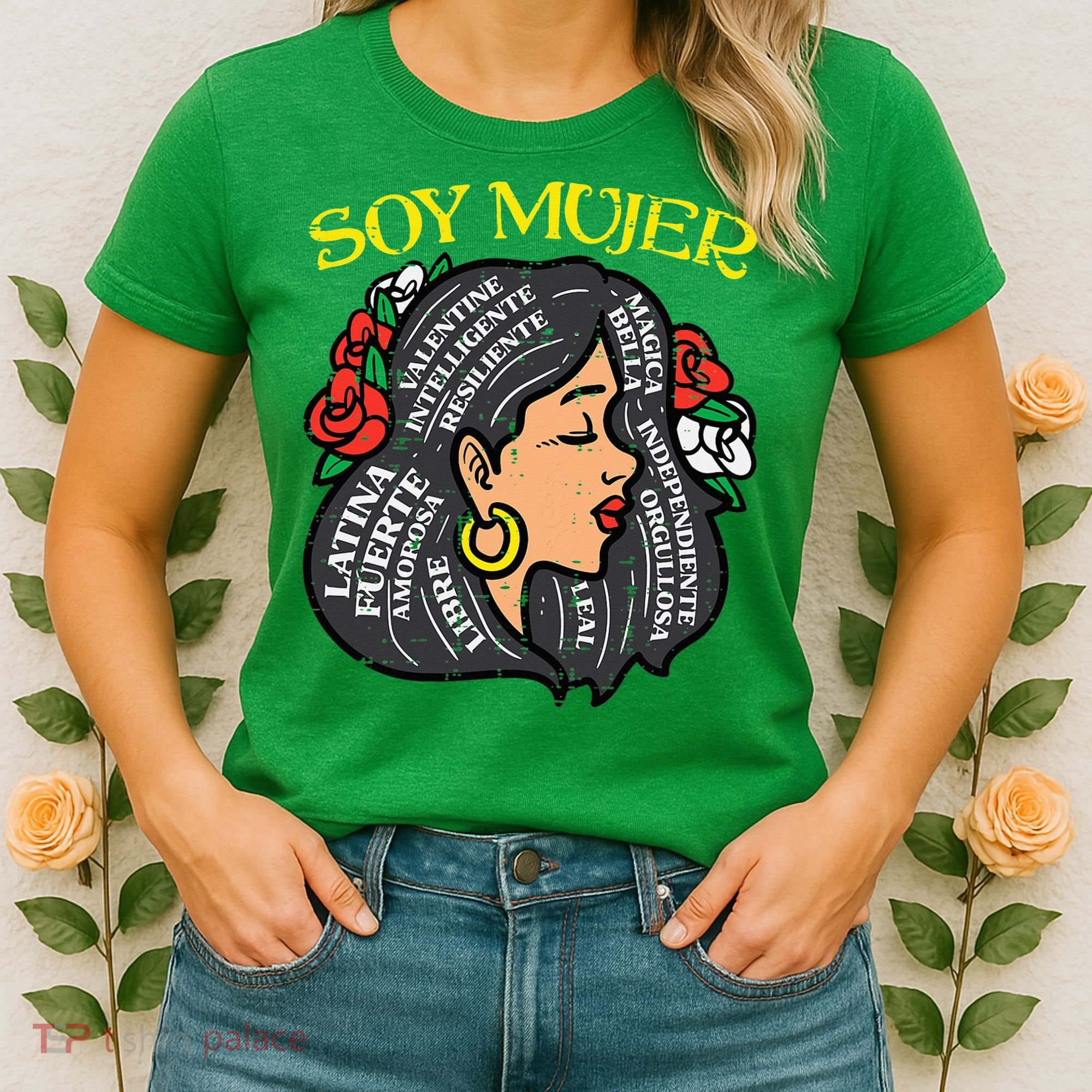 Soy Mujer Latin Woman Cinco De Mayo Mexican Women's T-Shirt