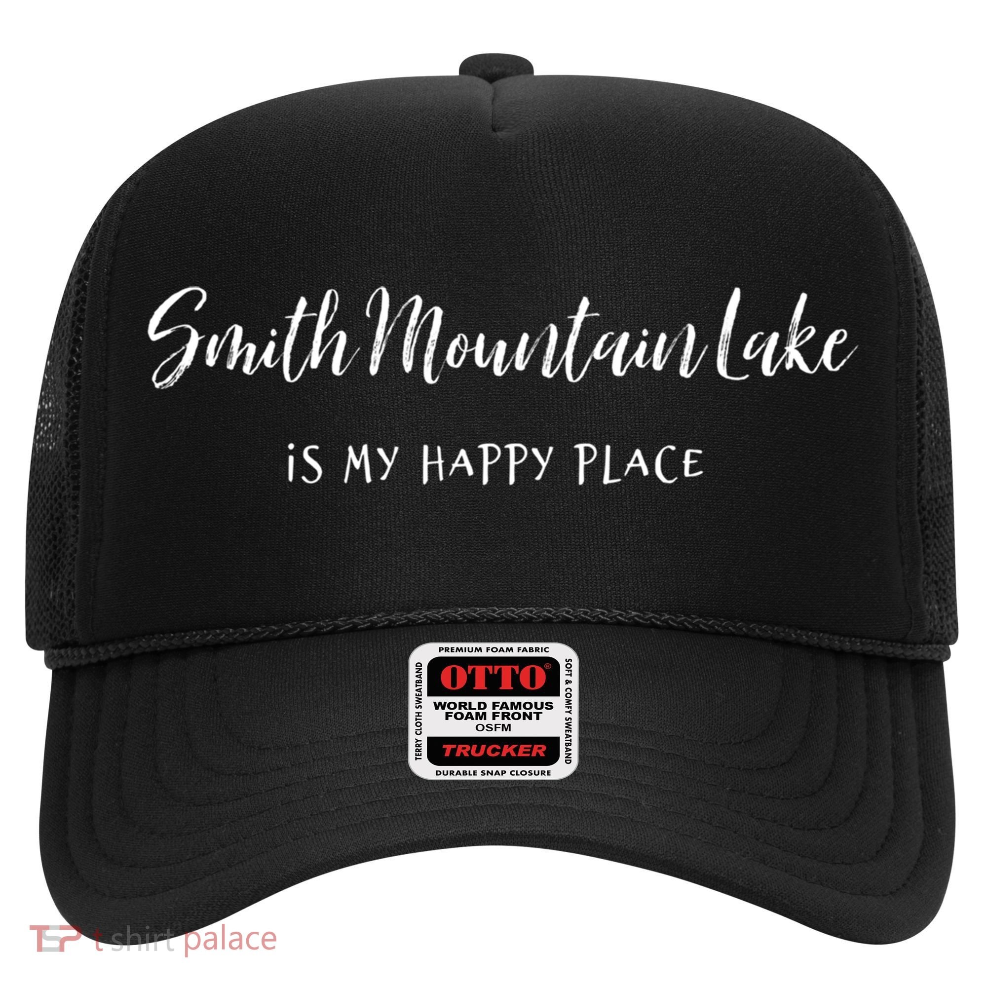Smith Mountain Lake Va My Happy Place Gift Boating Fishing Funny Gift Hat