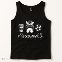 Soccer Mom Life Soccer Lover Soccer Mom Tank Top thumb 2