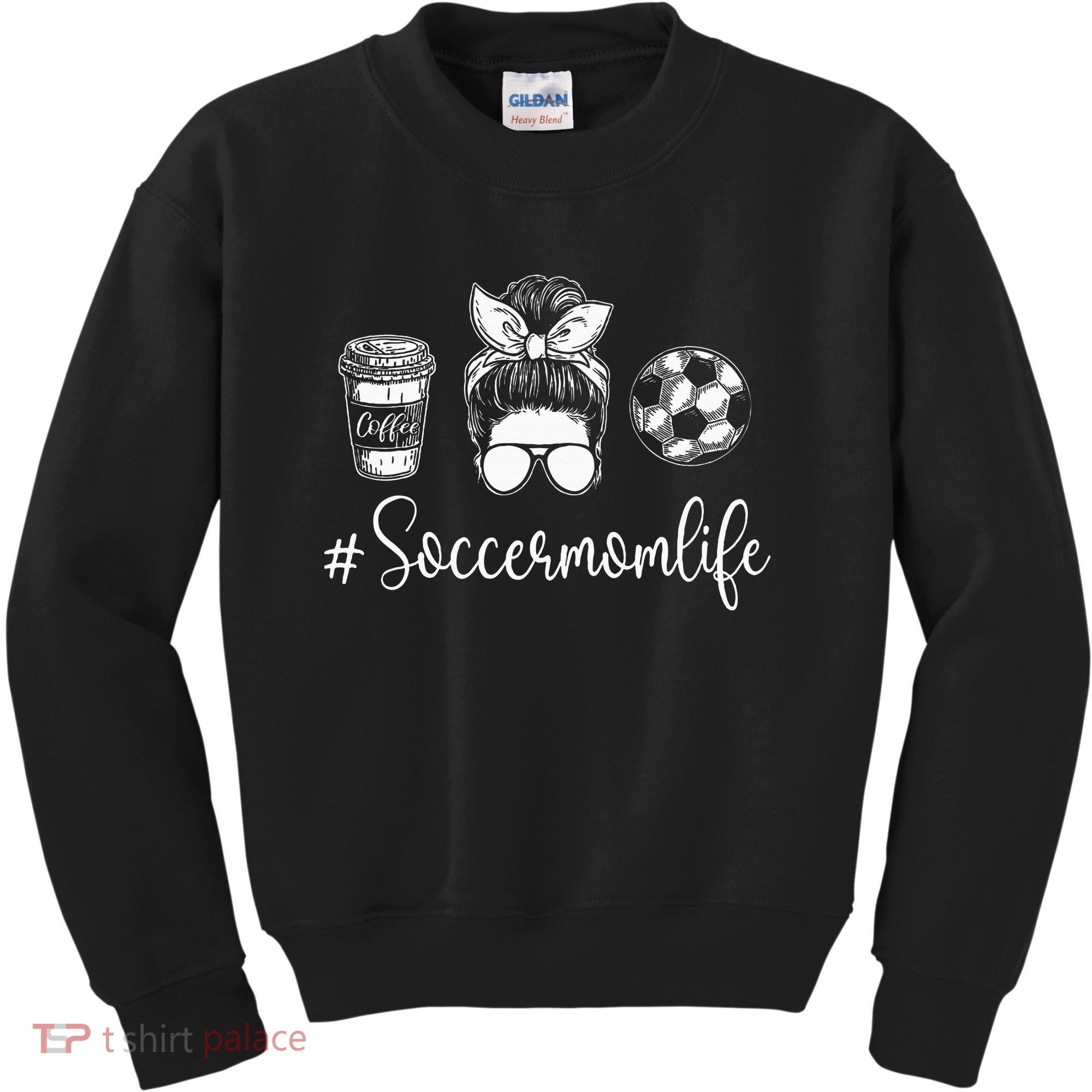 Soccer Mom Life Soccer Lover Soccer Mom Kids Sweatshirt