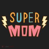 Super Mom Lighting Bolt Gift Women's Sweatshirt thumb 2