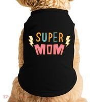 Super Mom Lighting Bolt Gift Doggie Tank thumb 0