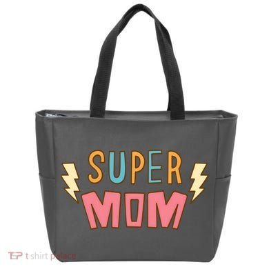 Super Mom Lighting Bolt Gift Bag