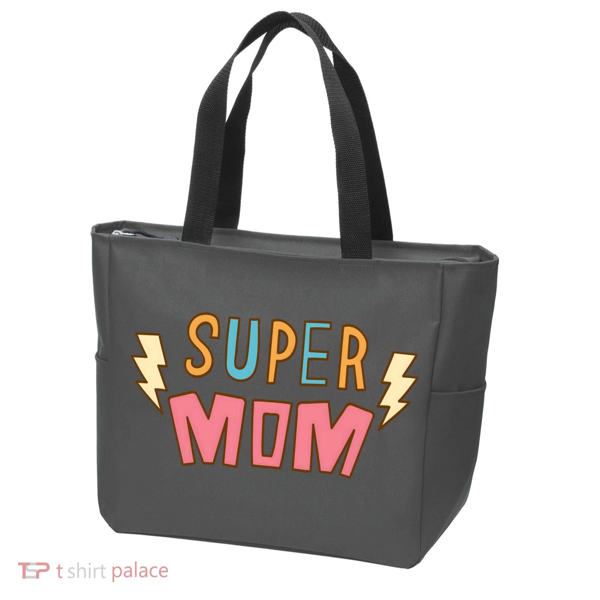 Super Mom Lighting Bolt Gift Tote Bag