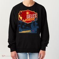 Santa Monica LA Los Angeles Retro Surf Beach Women's Sweatshirt thumb 0