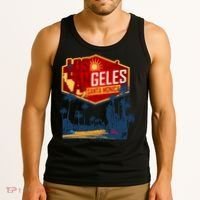 Santa Monica LA Los Angeles Retro Surf Beach Tank Top thumb 3