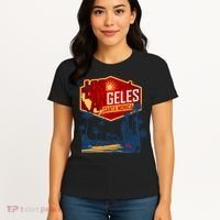 Santa Monica LA Los Angeles Retro Surf Beach Women's T-Shirt thumb 4