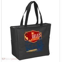 Santa Monica LA Los Angeles Retro Surf Beach Tote Bag thumb 2