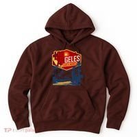 Santa Monica LA Los Angeles Retro Surf Beach Hoodie thumb 0