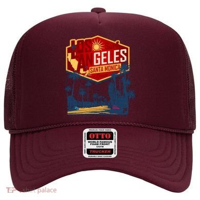 Santa Monica LA Los Angeles Retro Surf Beach Hat