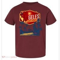 Santa Monica LA Los Angeles Retro Surf Beach Toddler T-Shirt thumb 0