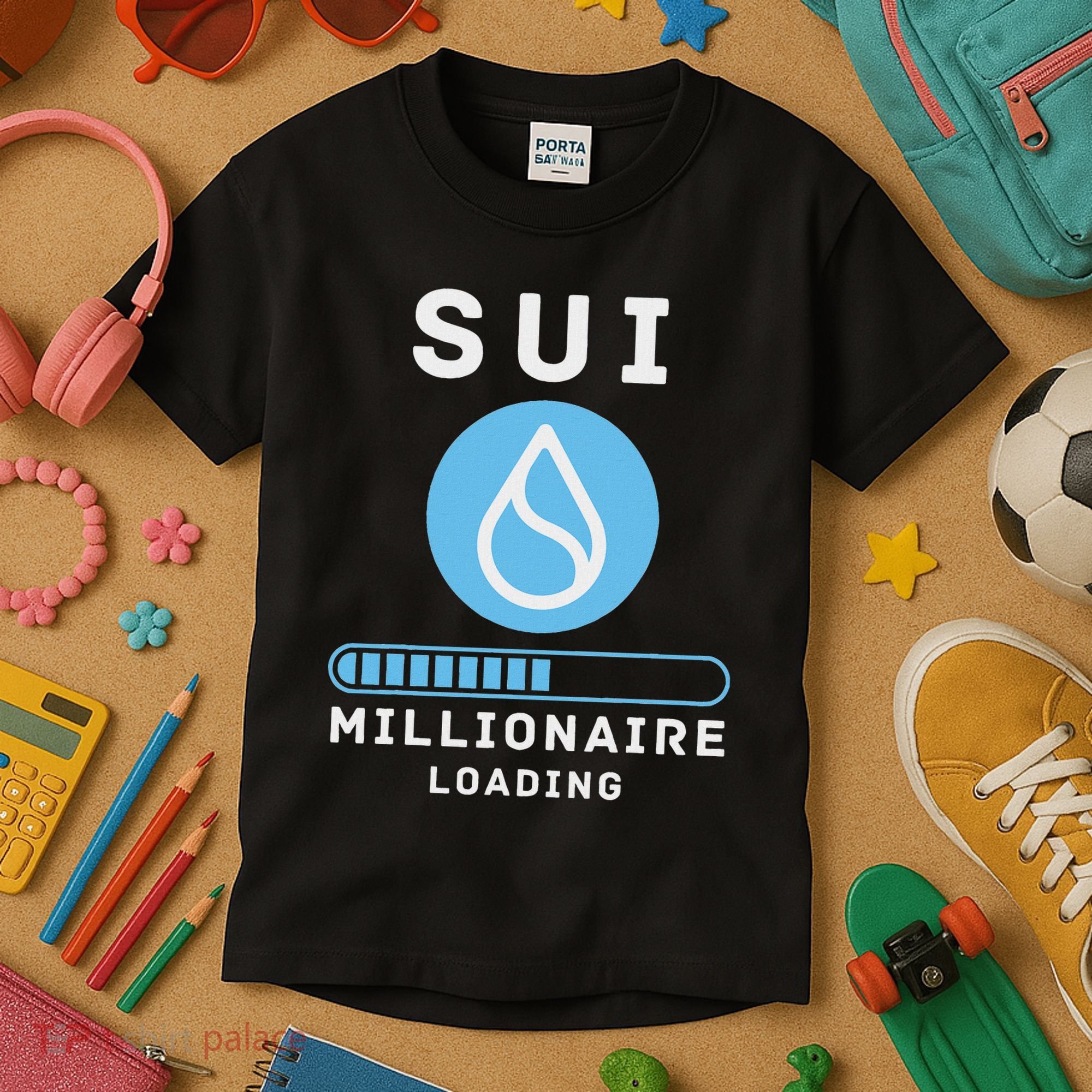 Sui Millionaire Loading Kids T-Shirt