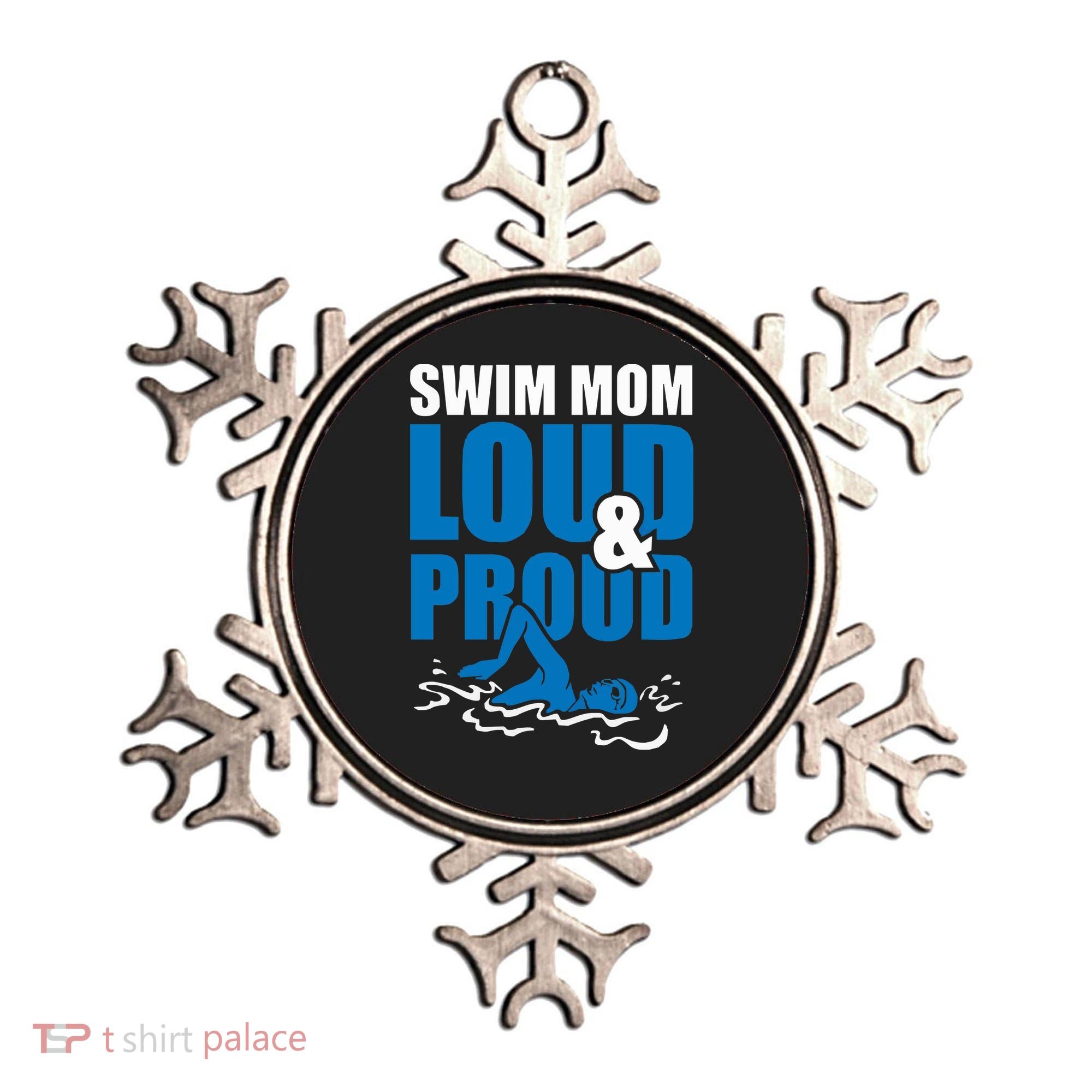 Swim Mom Loud And Proud Sports Athlete Athletic Ornament