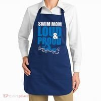 Swim Mom Loud And Proud Sports Athlete Athletic Apron thumb 2
