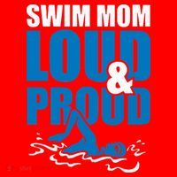Swim Mom Loud And Proud Sports Athlete Athletic Santa Hat thumb 1