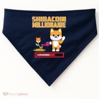 Shibacoin Millionaire Loading USA-Made Doggie Bandana thumb 0