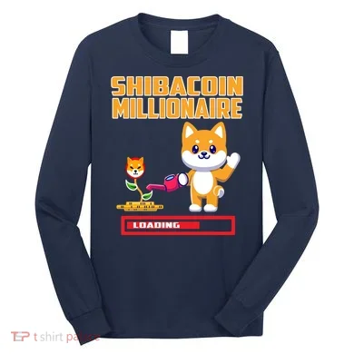 Shibacoin Millionaire Loading Long Sleeve Shirt