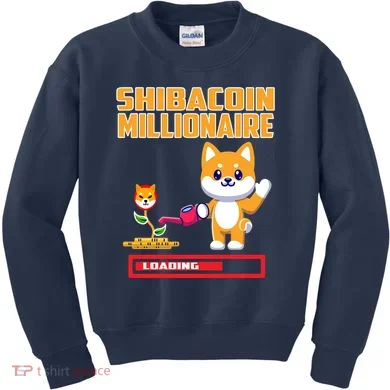 Shibacoin Millionaire Loading Kids Sweatshirt