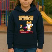 Shibacoin Millionaire Loading Kids Hoodie thumb 3