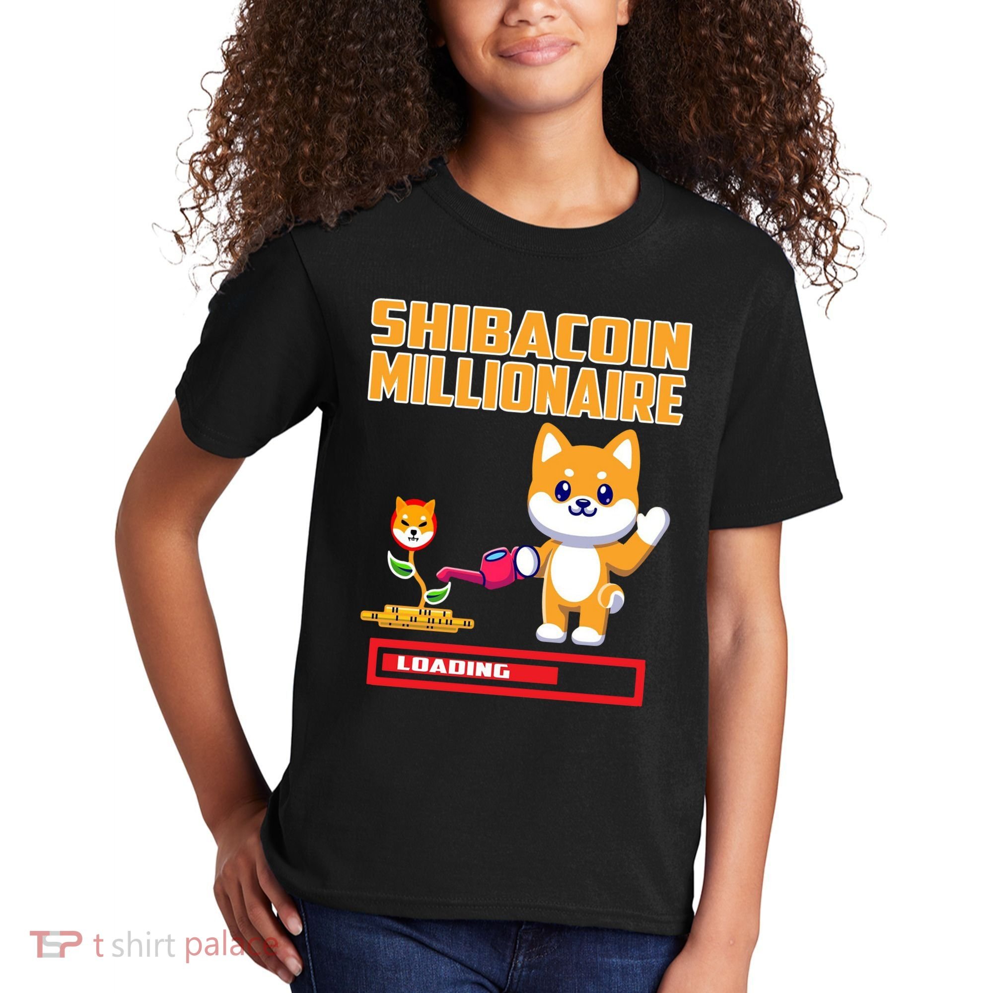 Shibacoin Millionaire Loading Kids T-Shirt