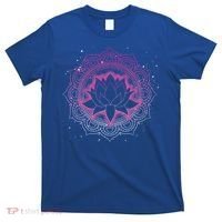 Spiritual Meditation Lotus Flower Blossom Dala Yoga Lotus Cool Gift T-Shirt thumb 0