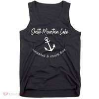 Smith Mountain Lake VA My Happy Place Gift Boating Fishing Tank Top thumb 0