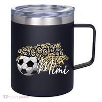 Soccer Mimi Leopard Soccer Mimi 12oz Stainless Steel Coffee Mug thumb 0
