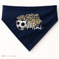 Soccer Mimi Leopard Soccer Mimi USA-Made Doggie Bandana thumb 0