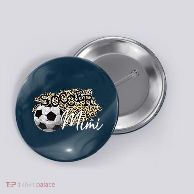 Soccer Mimi Leopard Soccer Mimi Button