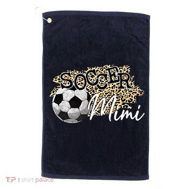 Soccer Mimi Leopard Soccer Mimi Golf Towel