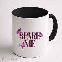 Spare Me Leah Reality Show Meme Butterflies Coffee Mug thumb 1