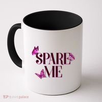 Spare Me Leah Reality Show Meme Butterflies Coffee Mug thumb 0