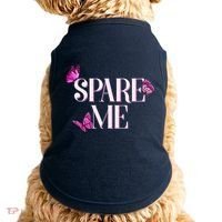 Spare Me Leah Reality Show Meme Butterflies Doggie Tank thumb 0