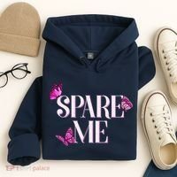 Spare Me Leah Reality Show Meme Butterflies Hoodie thumb 4
