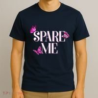 Spare Me Leah Reality Show Meme Butterflies T-Shirt thumb 3