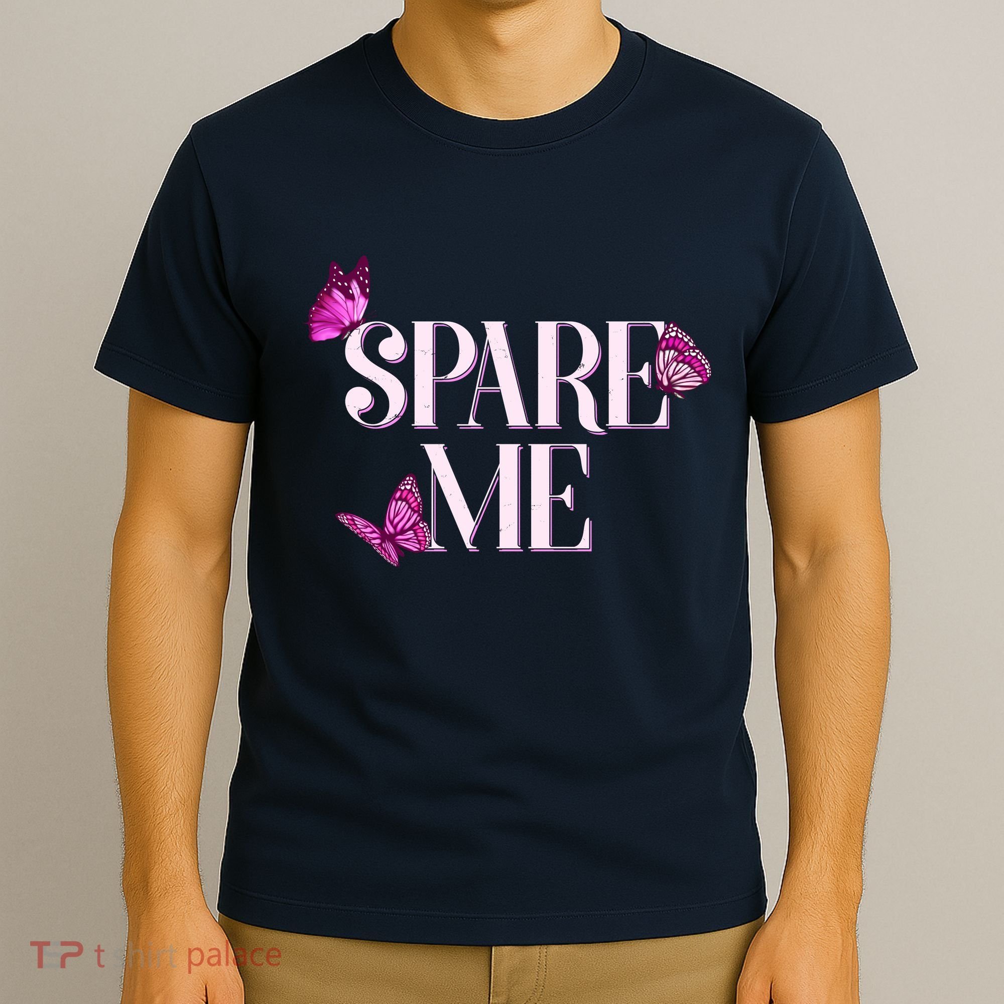 Spare Me Leah Reality Show Meme Butterflies T-Shirt