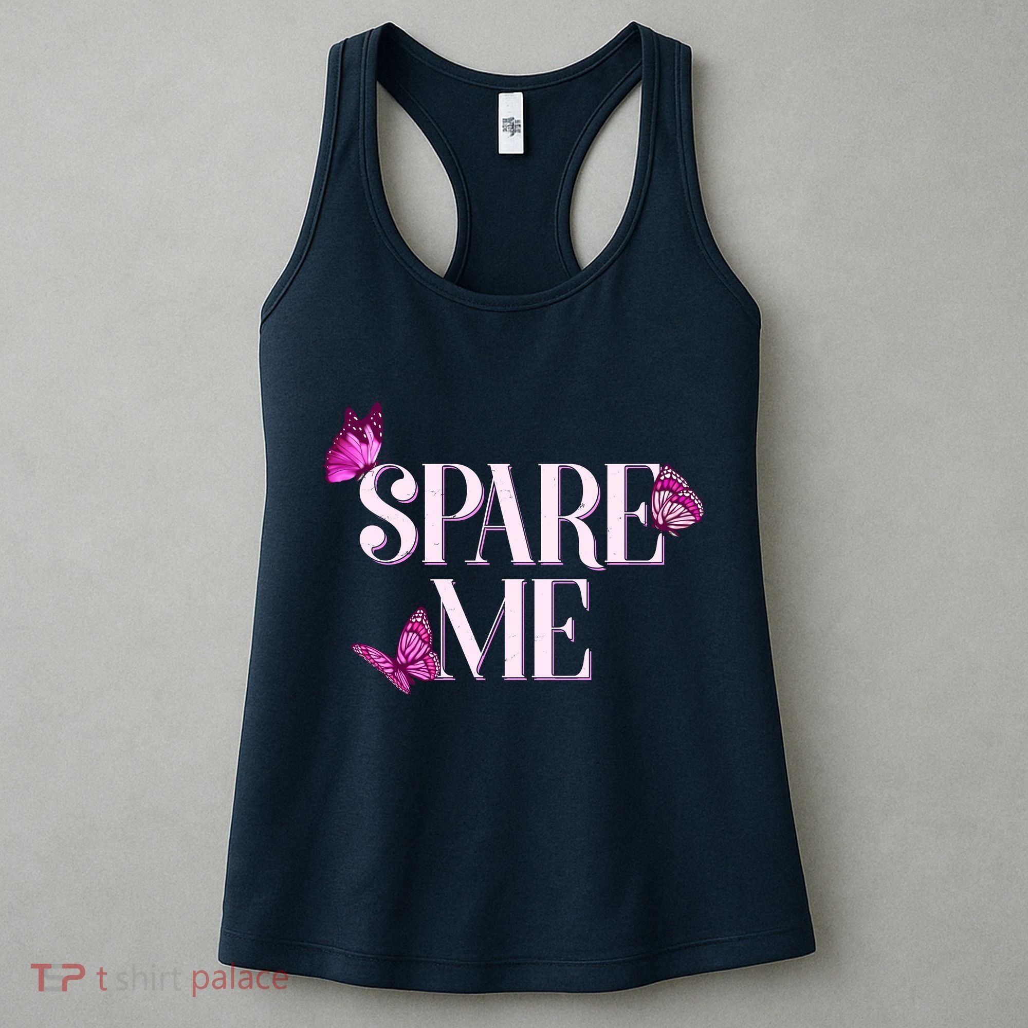 Spare Me Leah Reality Show Meme Butterflies Women's Tank Top