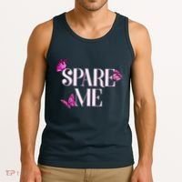Spare Me Leah Reality Show Meme Butterflies Tank Top thumb 3
