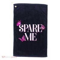 Spare Me Leah Reality Show Meme Butterflies Golf Towel thumb 0